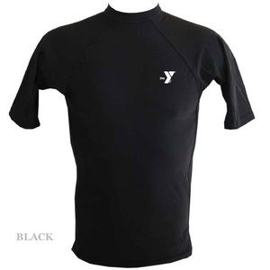 YMCA Black Short-sleeve Unisex Tee